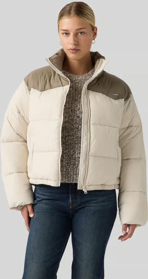 Levi's Regular fit gewatteerd jack met logodetail model 'PALMER' - Foto 3