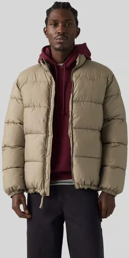 Levi's Regular fit gewatteerd jack met opstaande kraag - Foto 2