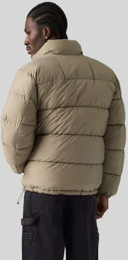 Levi's Regular fit gewatteerd jack met opstaande kraag - Foto 3