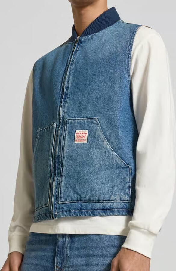 Levi's Regular fit gilet in denimlook model 'Sansome' - Foto 2