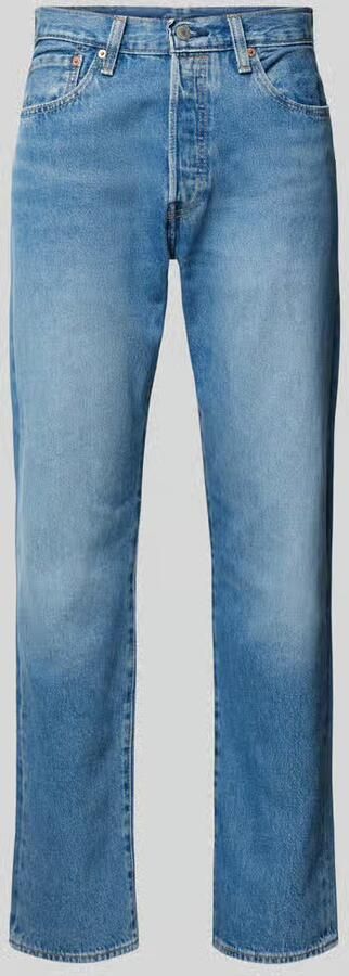 LEVI'S Heren Jeans 501 Levis Original Fit Blauw - Foto 7