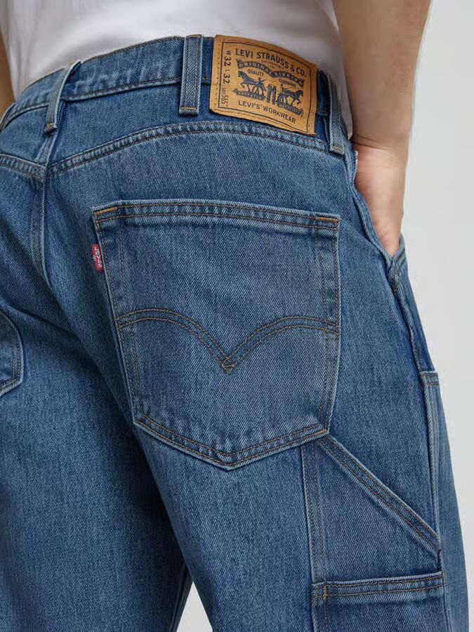 Levi's Regular fit jeans met verstevigde knieën model 'WORKWEAR'