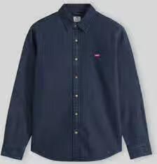 Levi's regular fit jeanshemd van puur katoen