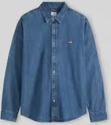 Levi's regular fit jeanshemd van puur katoen