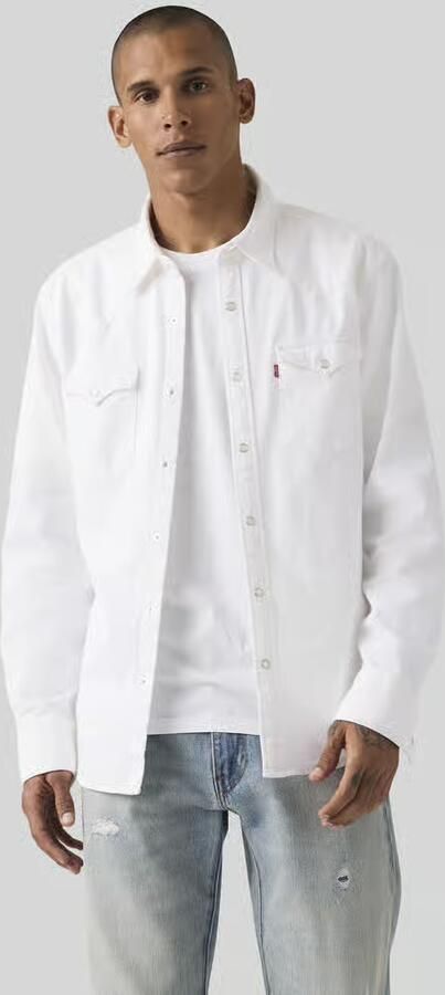 Levi's regular fit jeanshemd van puur katoen - Foto 4