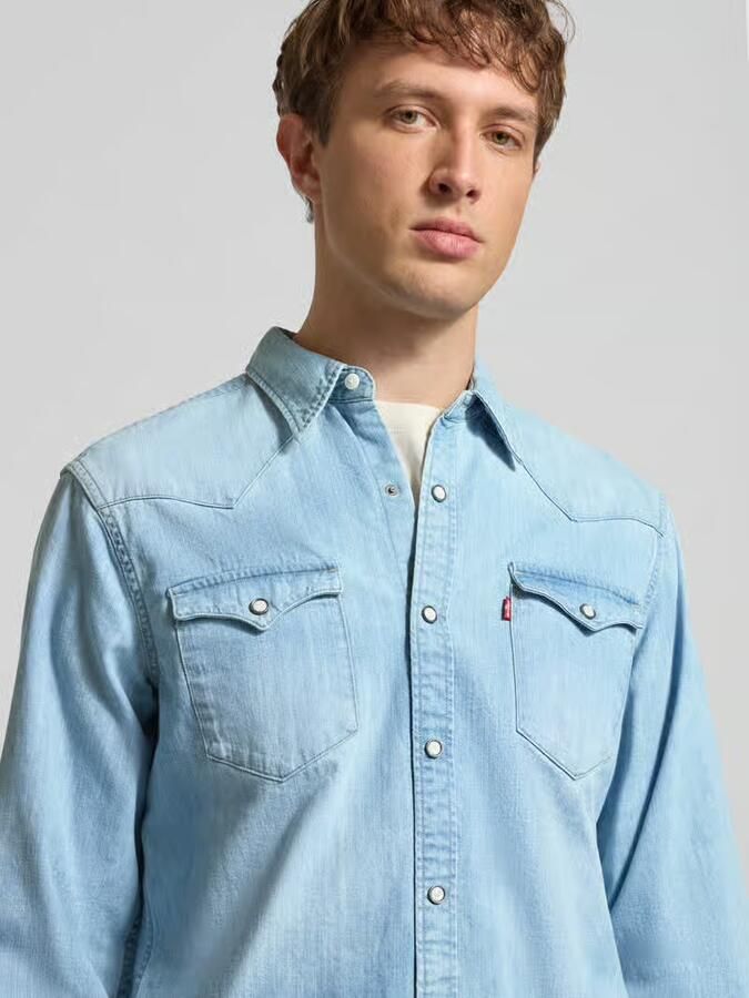 Levi's Overhemd Lange Mouw Levis Barstow Western Standard Esta Noche - Foto 11