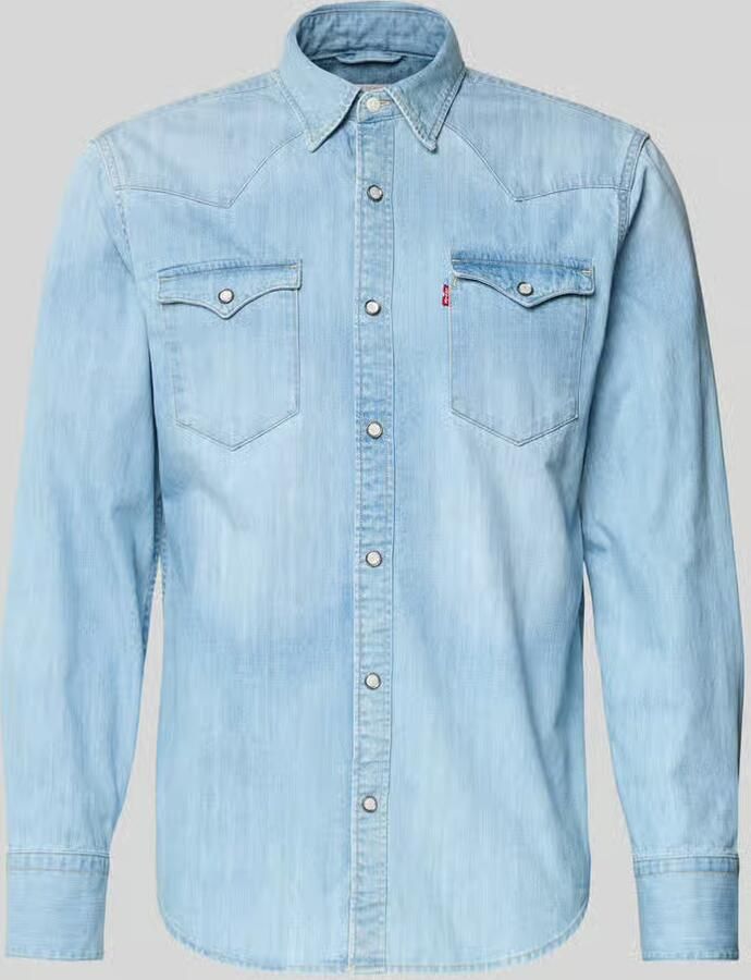 Levi's Overhemd Lange Mouw Levis Barstow Western Standard Esta Noche - Foto 9