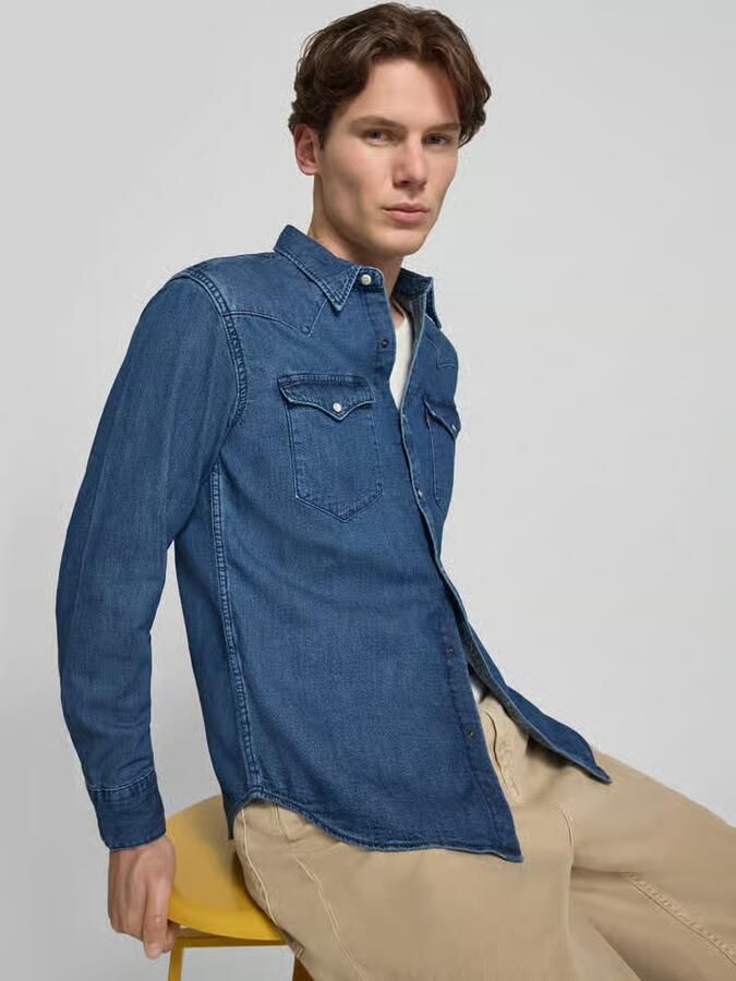 Levi's regular fit jeanshemd van puur katoen model 'BARSTOW WESTERN STANDARD'