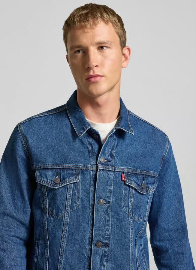 Levi's Regular fit jeansjack in denimlook model 'Trucker' - Foto 2
