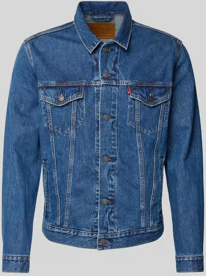 Levi's Regular fit jeansjack in denimlook model 'Trucker'