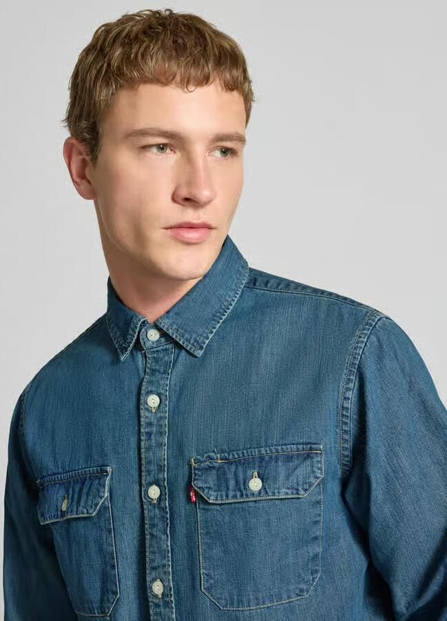 Levi's Regular fit jeansoverhemd met borstzakken model 'JACKSON WORKER' - Foto 2
