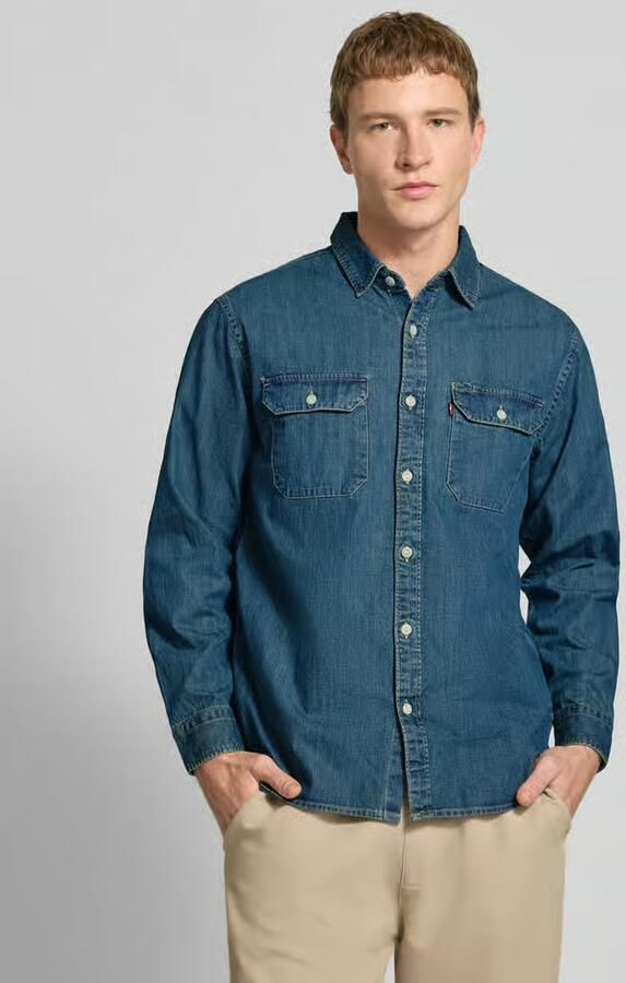 Levi's regular fit jeansoverhemd met borstzakken model 'JACKSON WORKER' - Foto 4