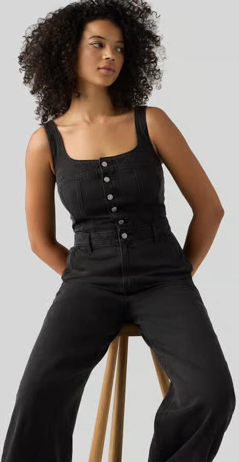 Levi's Regular fit jumpsuit van puur katoen model 'AUDRA SEAMED JUMPSUIT'