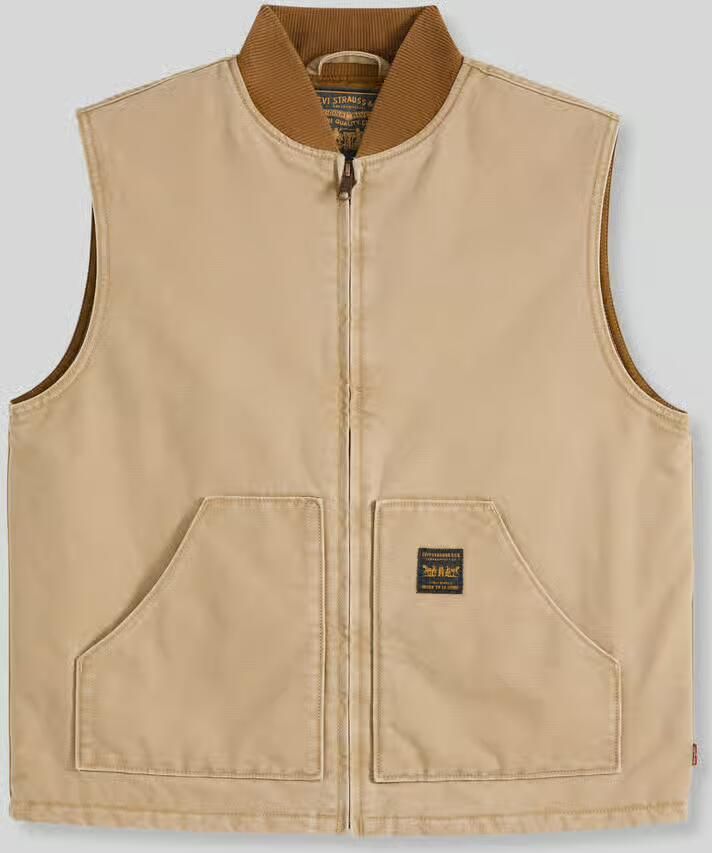 Levi's Regular fit outdoor bodywarmer van pure katoen met opgestikte zakken - Foto 2