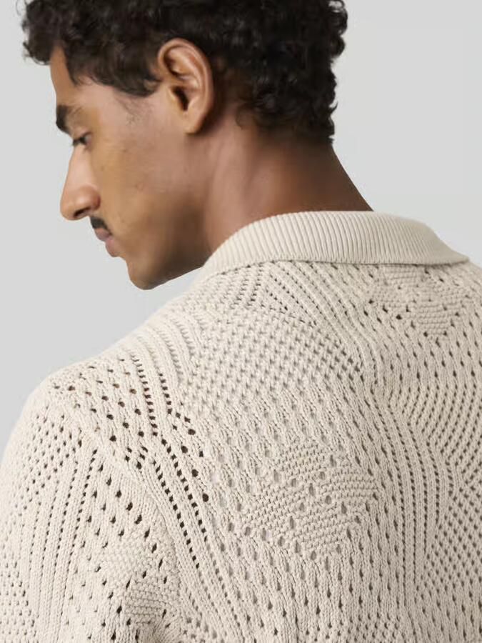 Levi's Overhemd Korte Mouw Levis Gebreid shirt met korte mouwen voor in de kampeerstijl