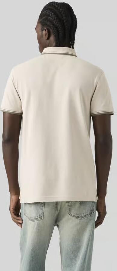 Levi's regular fit poloshirt met contrasterende strepen