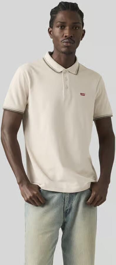 Levi's regular fit poloshirt met contrasterende strepen - Foto 4
