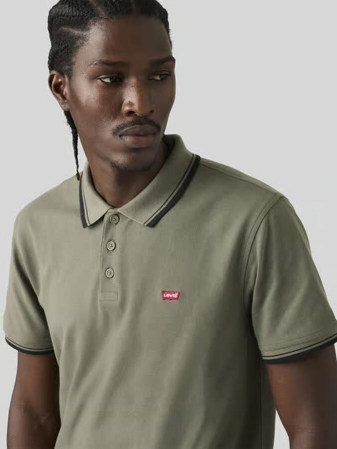 Levi's regular fit poloshirt met gestikt logo