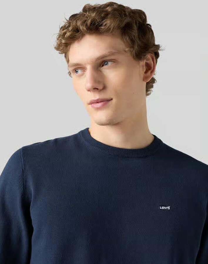 Levi's regular fit pullover van puur katoen