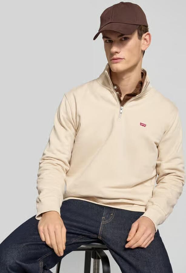 Levi's Sweatshirt ORIGINAL HM 1 4 ZIP met troyer-kraag en logo-borduring - Foto 8