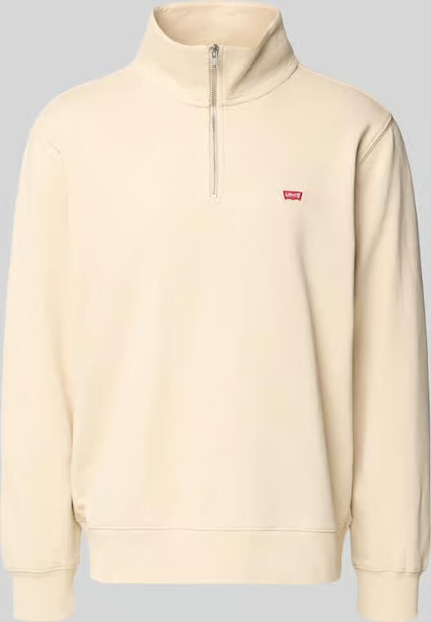 Levi's Sweatshirt ORIGINAL HM 1 4 ZIP met troyer-kraag en logo-borduring - Foto 7