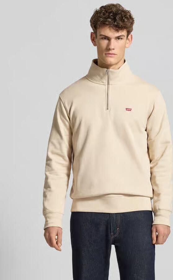 Levi's Sweatshirt ORIGINAL HM 1 4 ZIP met troyer-kraag en logo-borduring - Foto 10