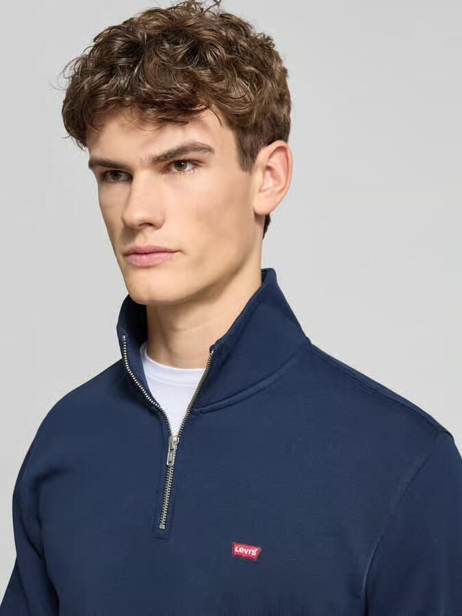Levi's Sweatshirt ORIGINAL HM 1 4 ZIP met troyer-kraag en logo-borduring - Foto 7