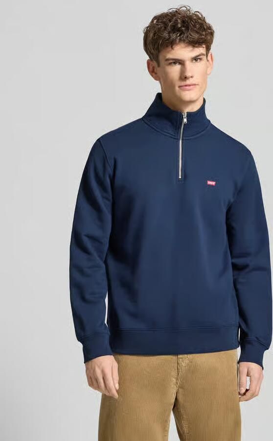 Levi's Sweatshirt ORIGINAL HM 1 4 ZIP met troyer-kraag en logo-borduring - Foto 13