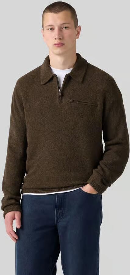 Levi's Regular fit schipperstrui van zuivere katoen met borstzak - Foto 6