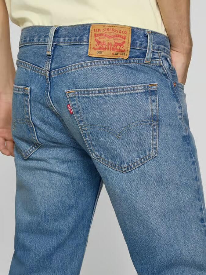 Levi's Regular fit straight jeans van puur katoen model '505 REGULAR' - Foto 2