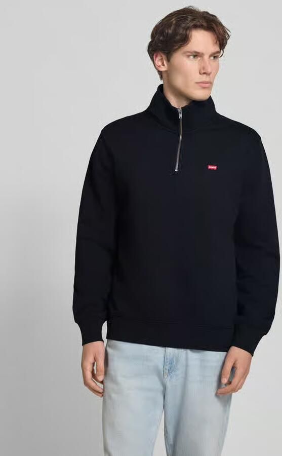 Levi's Sweatshirt ORIGINAL HM 1 4 ZIP met troyer-kraag en logo-borduring - Foto 18