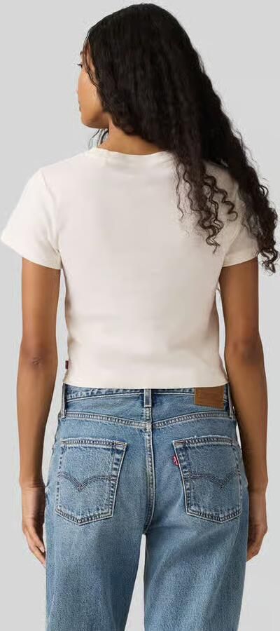 Levi's Regular fit t-shirt met geborduurd motief model 'ESSENTIAL' - Foto 2