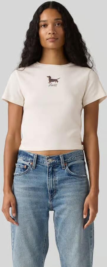 Levi's Regular fit t-shirt met geborduurd motief model 'ESSENTIAL' - Foto 3