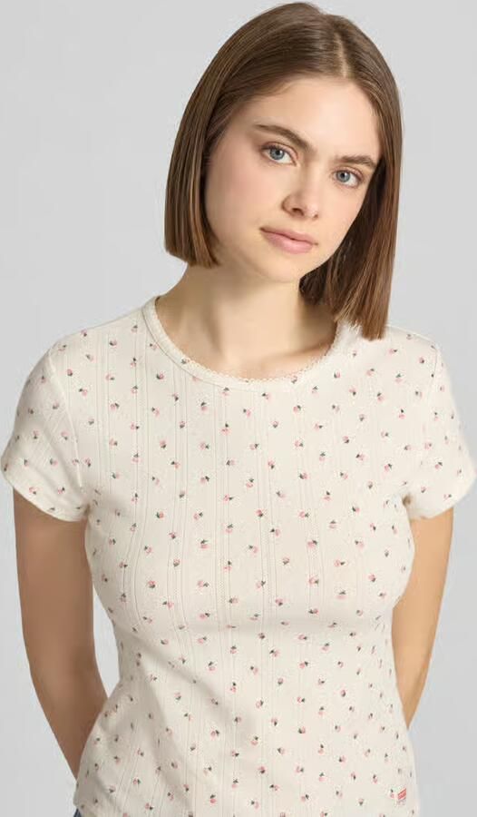 Levi's regular fit T-shirt van katoenmix model 'DRY GOODS TEE'