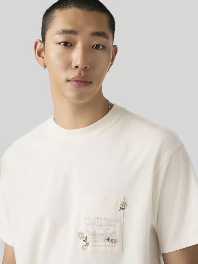 Levi's regular fit T-shirt van puur katoen
