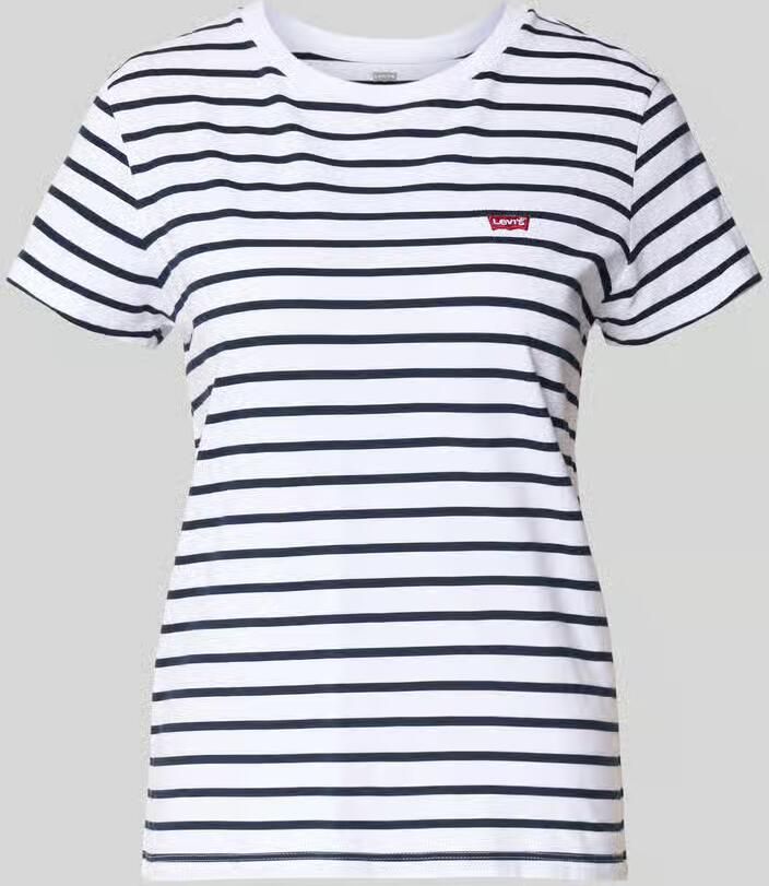 LEVI'S Dames Tops & T-shirts Perfect Tee Emily Wit - Foto 6