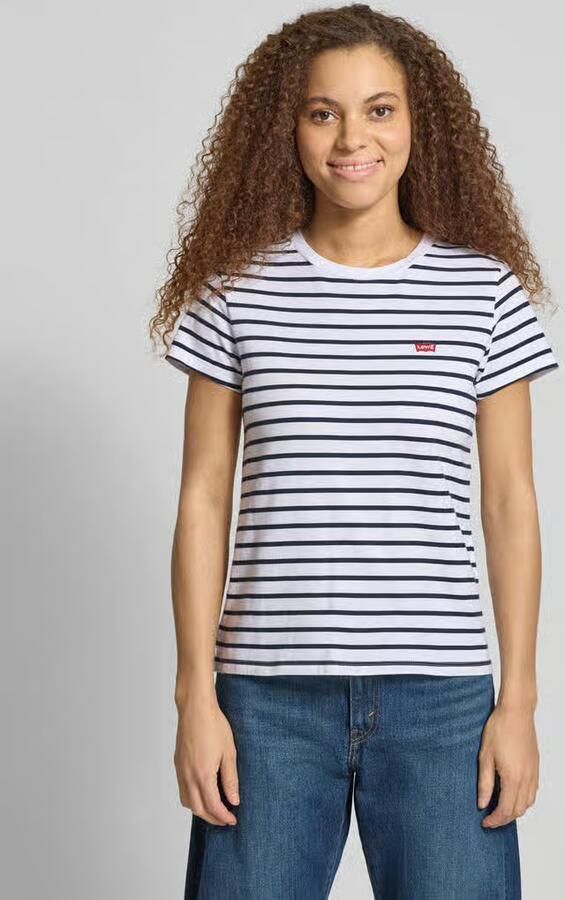 LEVI'S Dames Tops & T-shirts Perfect Tee Emily Wit - Foto 8