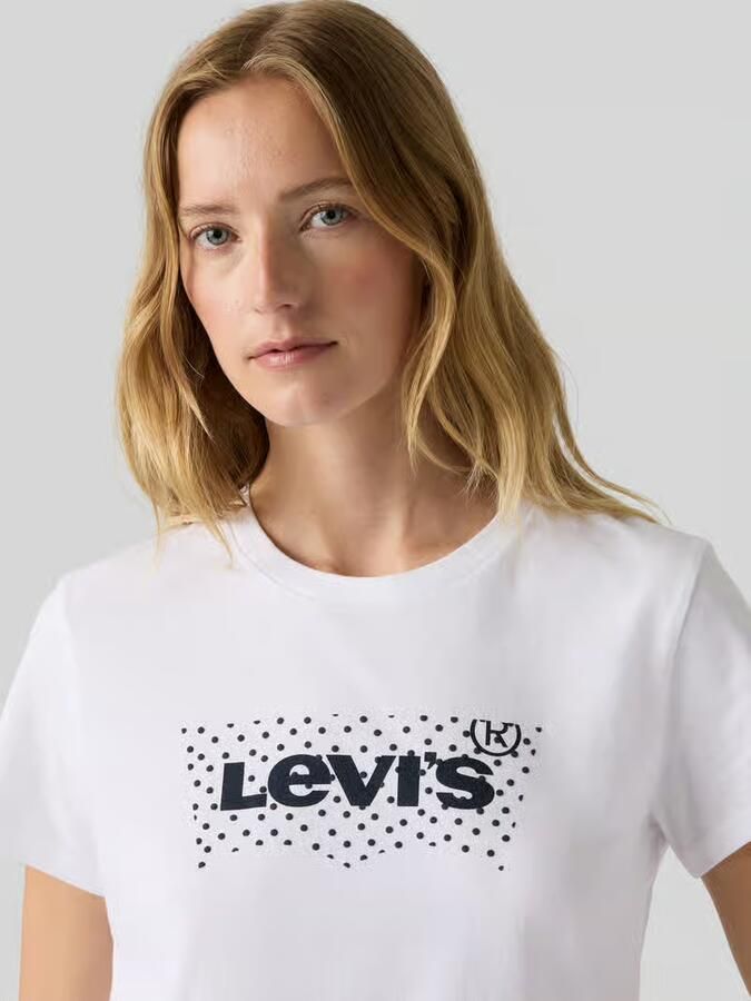 Levi's regular fit T-shirt van puur katoen met logoprint