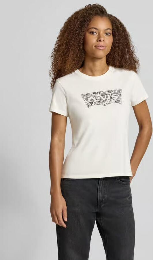Levi's Regular fit t-shirt van puur katoen model 'THE PERFECT TEE' - Foto 3