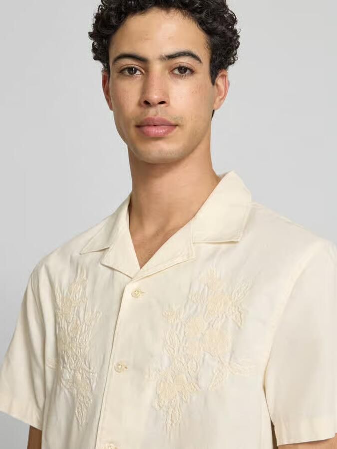 Levi's regular fit vrijetijdsoverhemd van mix van katoen en linnen model 'SUNSET' - Foto 2
