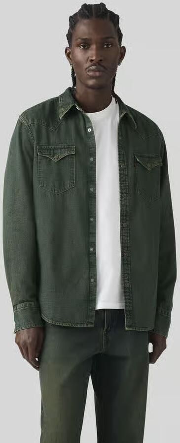 Levi's regular fit vrijetijdsoverhemd van puur katoen - Foto 3