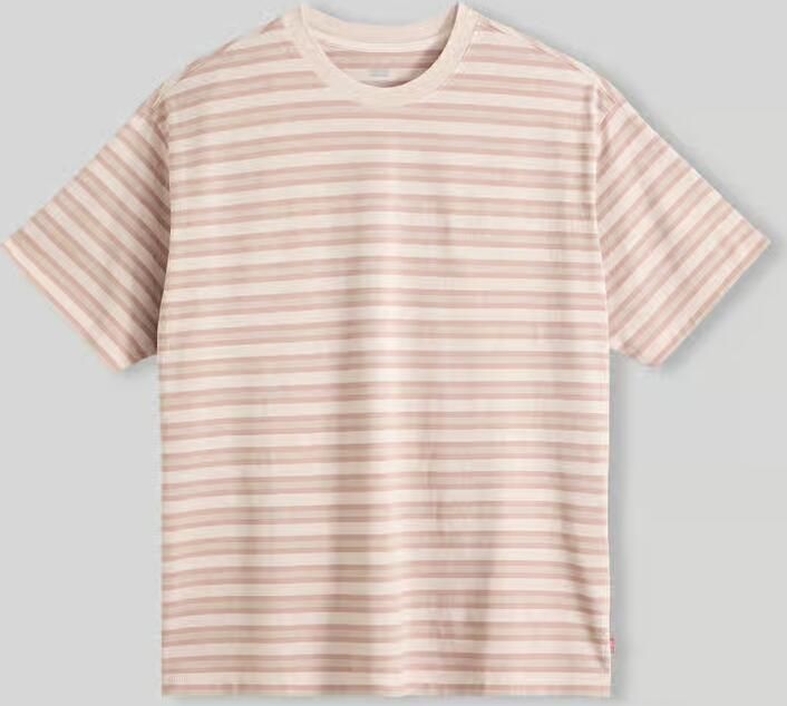 Levi's T-shirt Korte Mouw Levis T-Shirt Streep Vintage Kaki - Foto 8