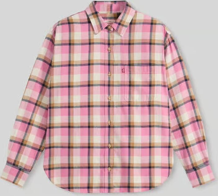 Levi's relaxed fit blouse met lange mouwen van puur katoen