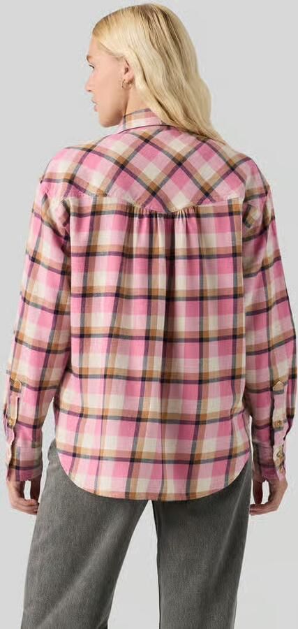 Levi's relaxed fit blouse met lange mouwen van puur katoen - Foto 2