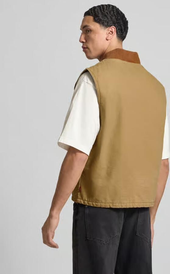 Levi's relaxed fit bodywarmer van puur katoen model 'SANSOME' - Foto 2