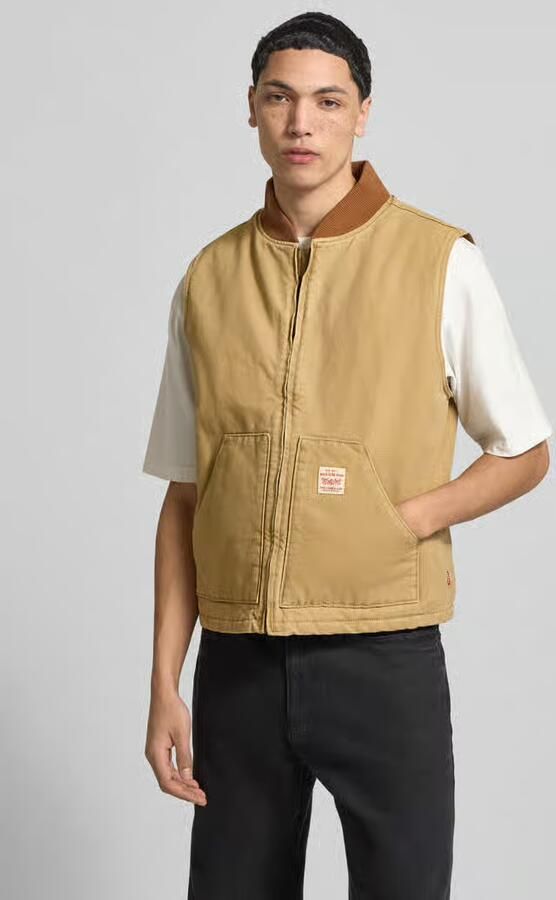 Levi's relaxed fit bodywarmer van puur katoen model 'SANSOME' - Foto 3