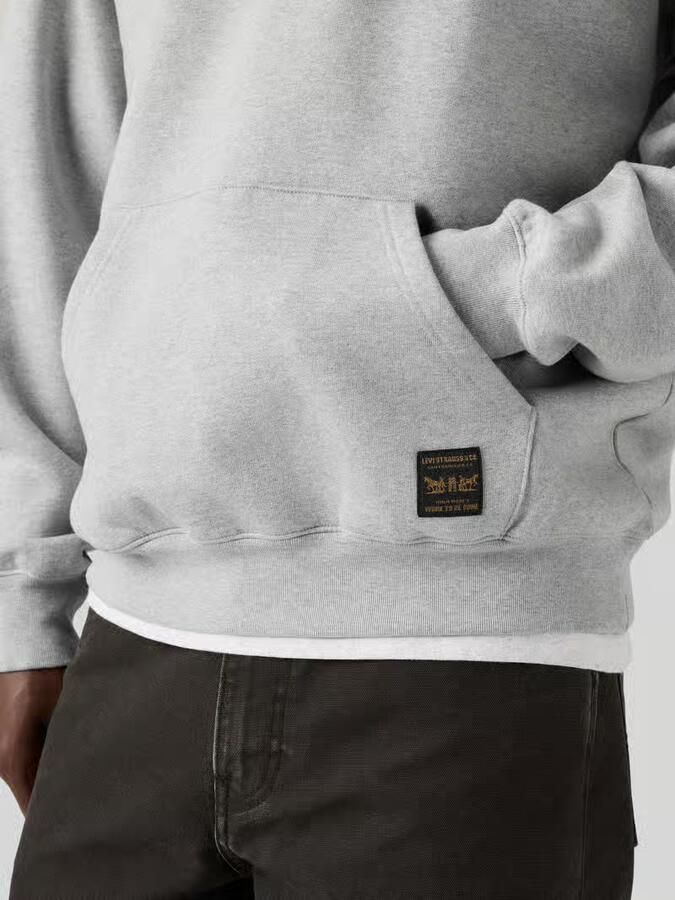 Levi's relaxed fit hoodie van puur katoen