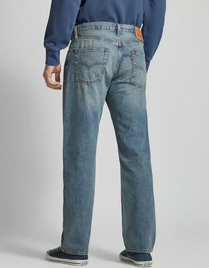 Levis LEVI'S 555 Relaxed Straight Leg Jeans Blauw- Heren Blauw - Foto 2