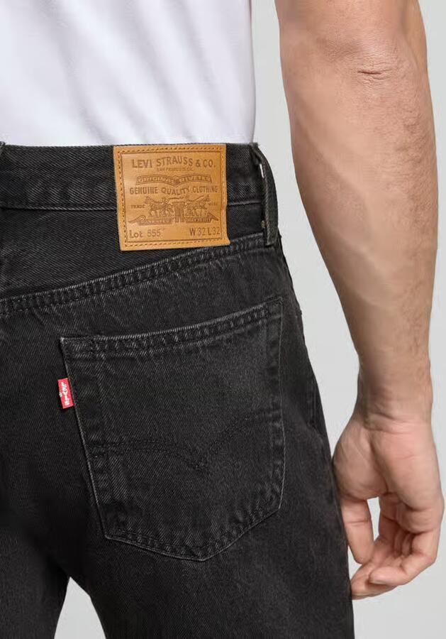 Levi's Relaxed straight fit jeans in 5-pocketmodel model '555' - Foto 5