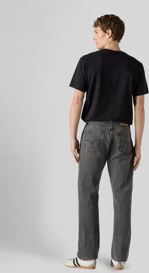 Levi's Relaxed straight fit jeans met steekzakken model '555' - Foto 7